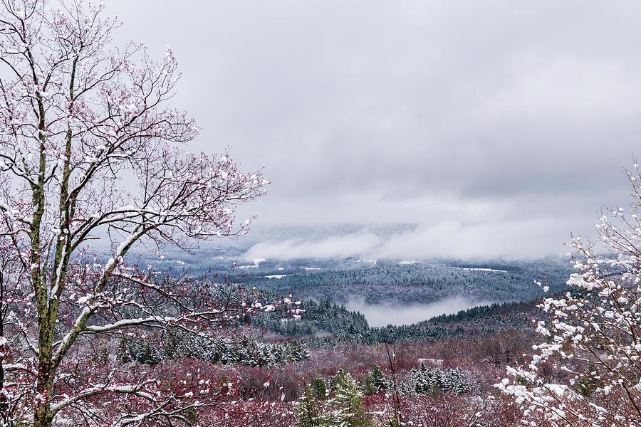 Winter and Spring Collide in Vermont Photograph by Chad Dikun