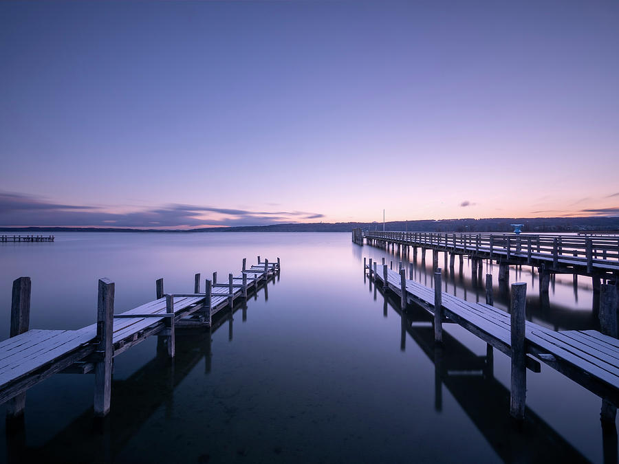 Winter at Ammersee in Diessen Photograph by Thomas Helbig - Fine Art ...