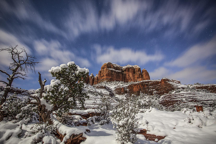 Winter at Cathedral Rock Photograph by Kelli Klymenko