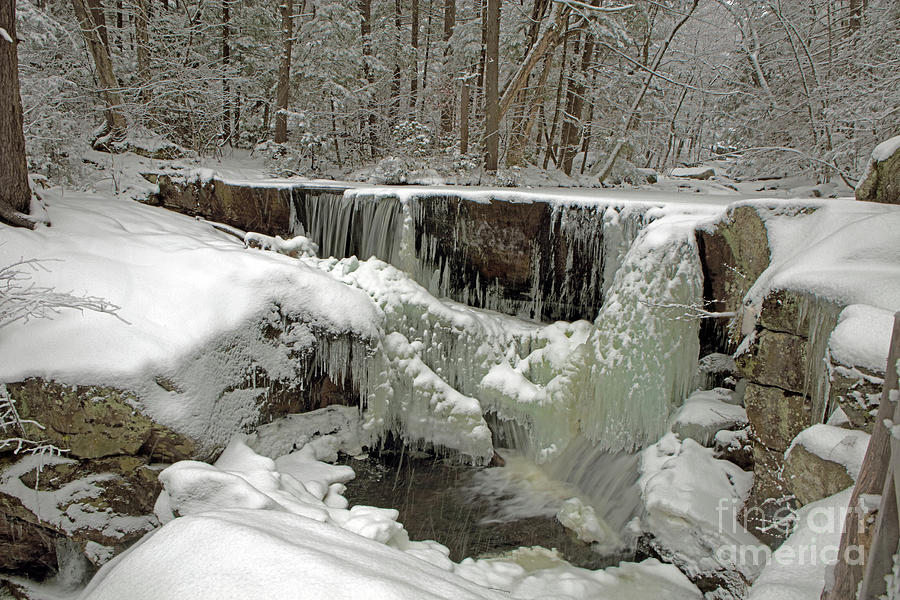 Winter At Enders Falls Photograph