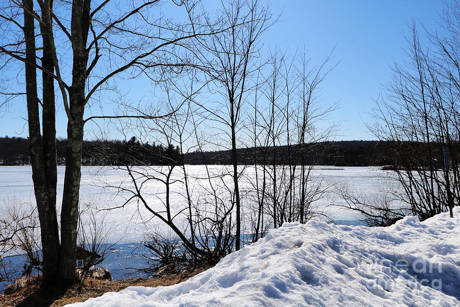 Winter At Hopkinton Lake State Park Photograph by Diann Fisher