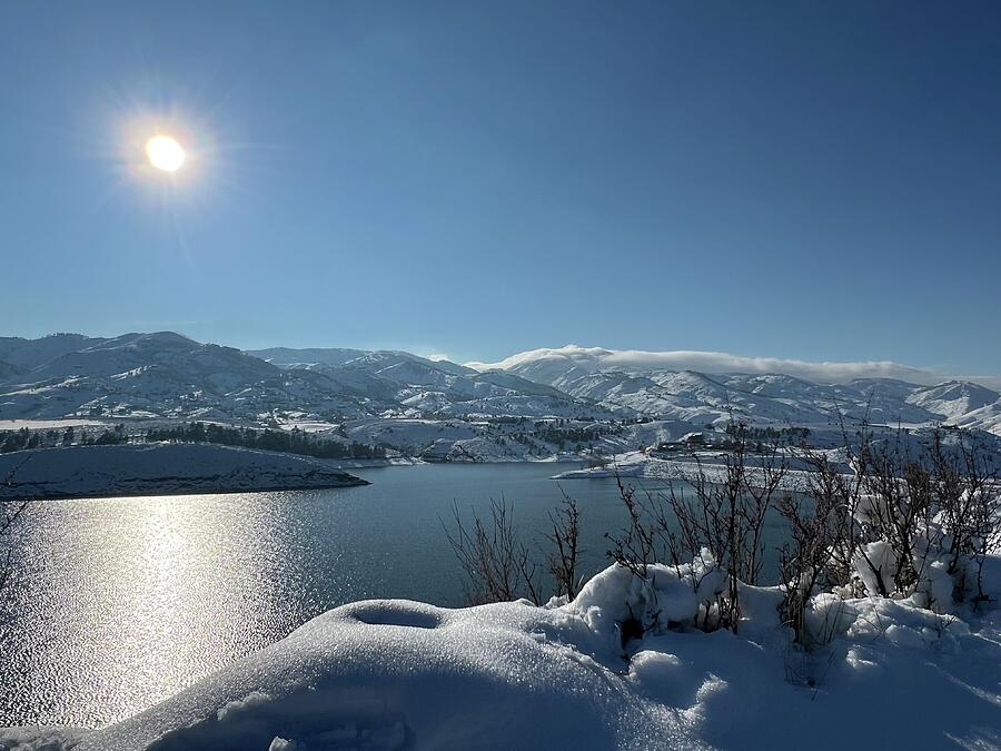 Winter at Horsetooth Reservoir 5 Photograph by Christy Pooschke