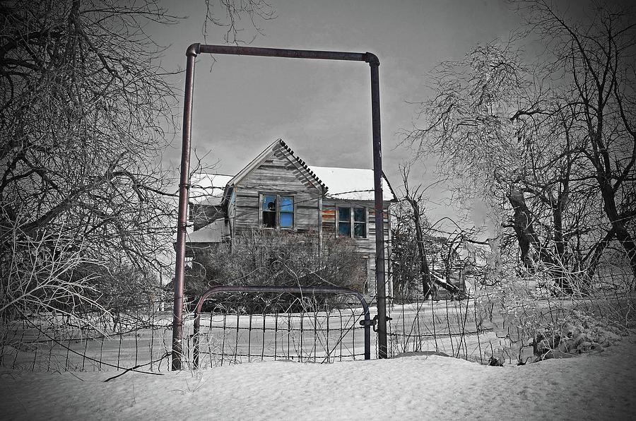 Winter At May Homestead Digital Art by Fred Loring