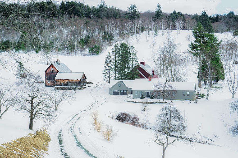 Winter At Sleepy Hollow Farm Photograph by Jim LaMorder