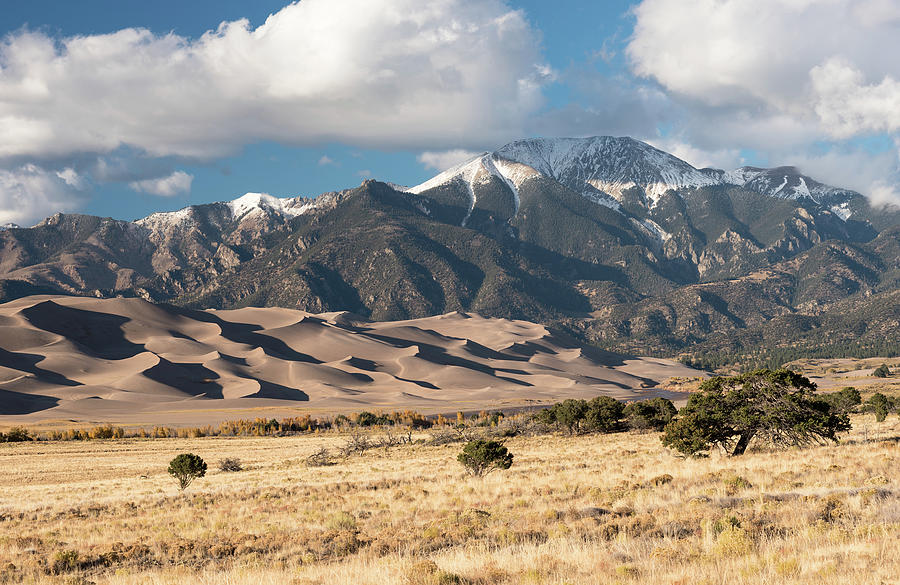 Winter at the Great Sand Dunes National Park, Colorado. Photograph by ...