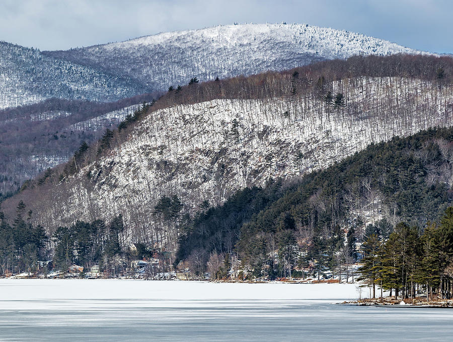 Winter at the Lake Photograph by Kent O Smith  JR