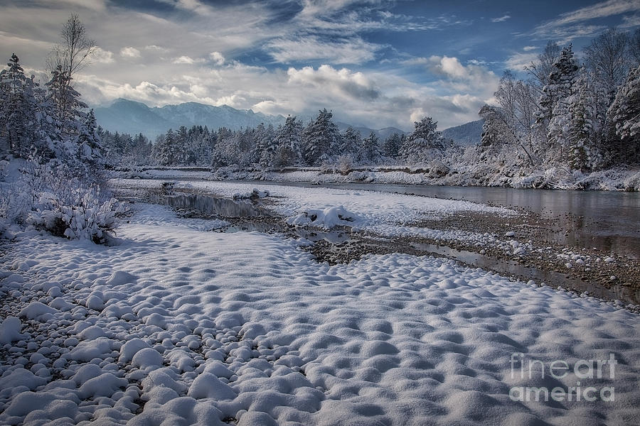 Winter at the River Photograph by Edmund Nagele FRPS