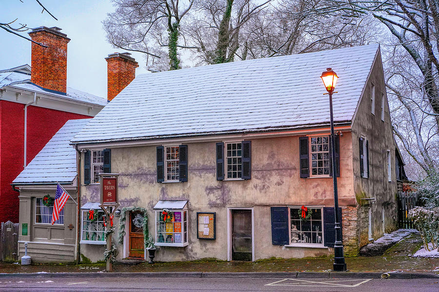 Winter at the Tavern Photograph by Dale R Carlson