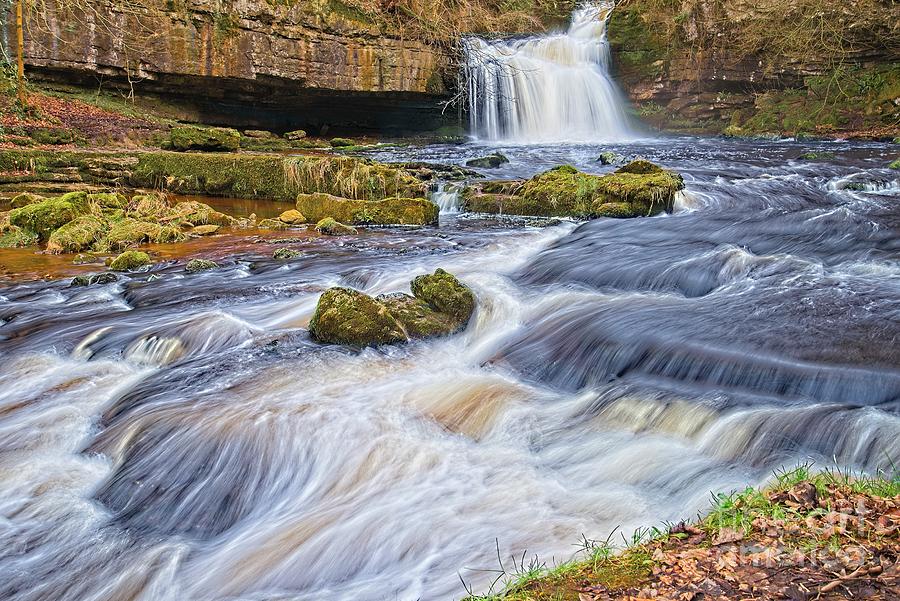 Winter at West Burton Waterfall Photograph by Martyn Arnold