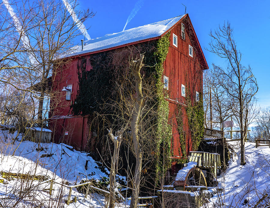 Winter At Wilmot Mill Photograph by Scott Smith