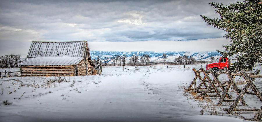 Winter Awesome in Jackson Hole Photograph by Marcy Wielfaert
