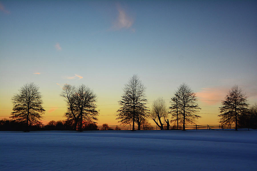 Winter Bayonet Farm Photograph by Raymond Salani III