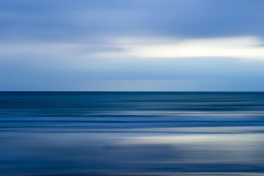 Winter Beach Abstract Photograph by MN Photgraphic