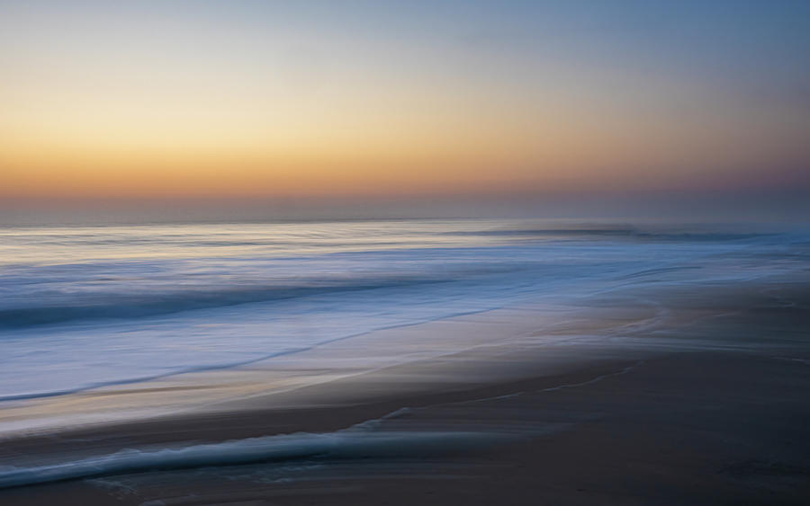 Winter Beach Dawn Photograph by David Kay