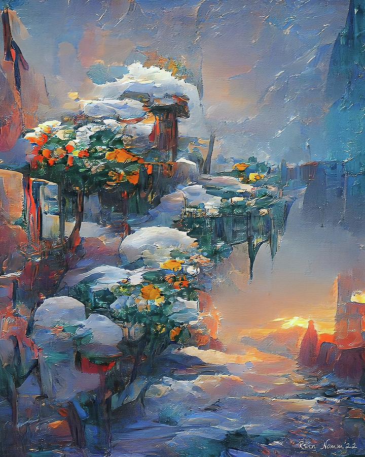 Winter Blooms Digital Art by Rein Nomm