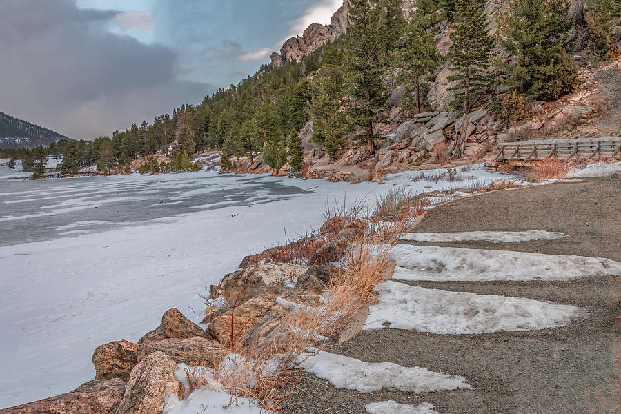 Winter Blues At Lily Lake by Marcy Wielfaert Winter Blues At Lily Lake by Marcy Wielfaert