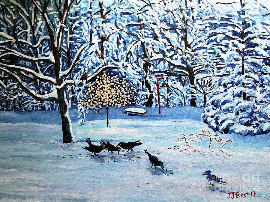 Winter Blues Painting by Janice Best