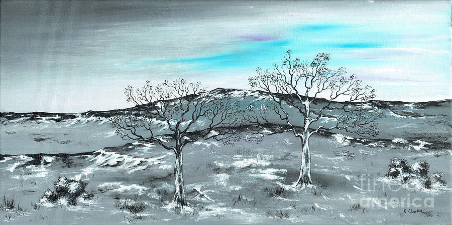 Winter Blues Painting