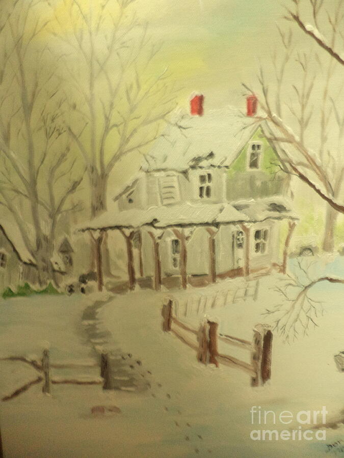 Winter Blues Painting # 85 Painting by Donald Northup Winter Blues Painting # 85 Painting by Donald Northup