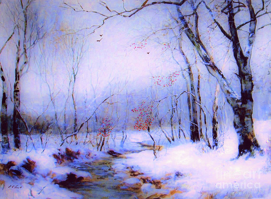 Winter Blush Painting by Jane Small