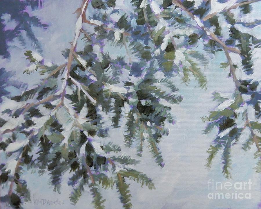 Winter Branches Painting by K M Pawelec