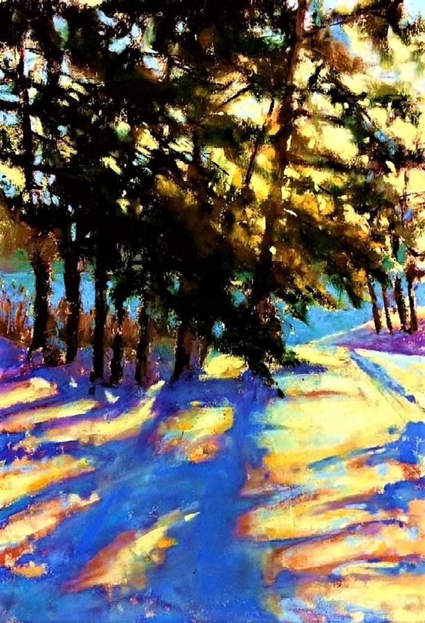 Winter Break Painting by Joseph Barani Winter Break Painting by Joseph Barani