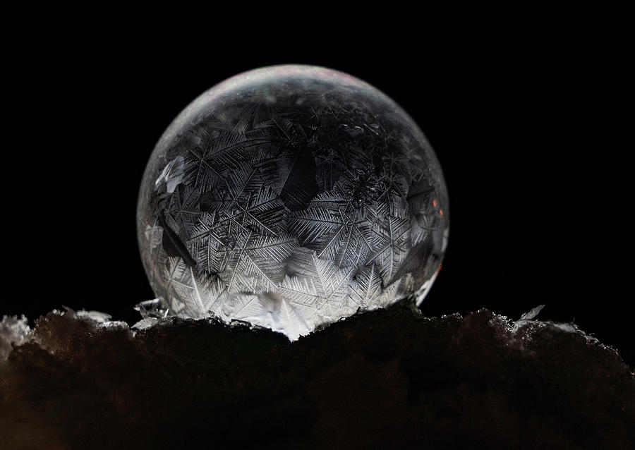 Winter Bubbles IV Photograph by Jaroslaw Blaminsky