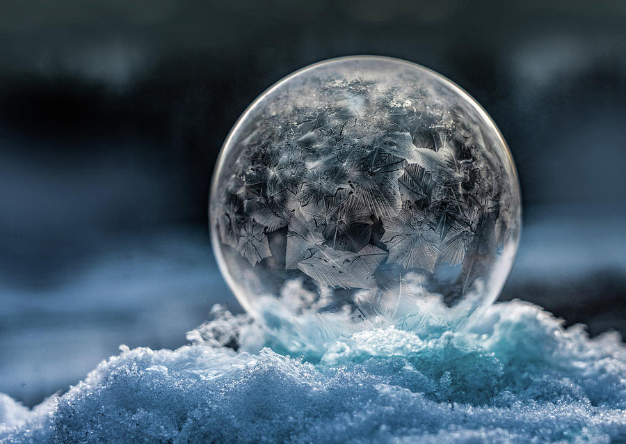 Winter Bubbles VII Photograph by Jaroslaw Blaminsky