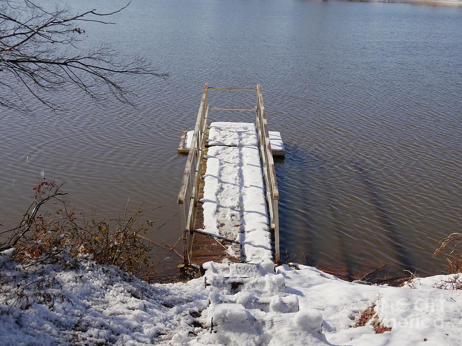 Winter by the Lake Photograph by On da Raks
