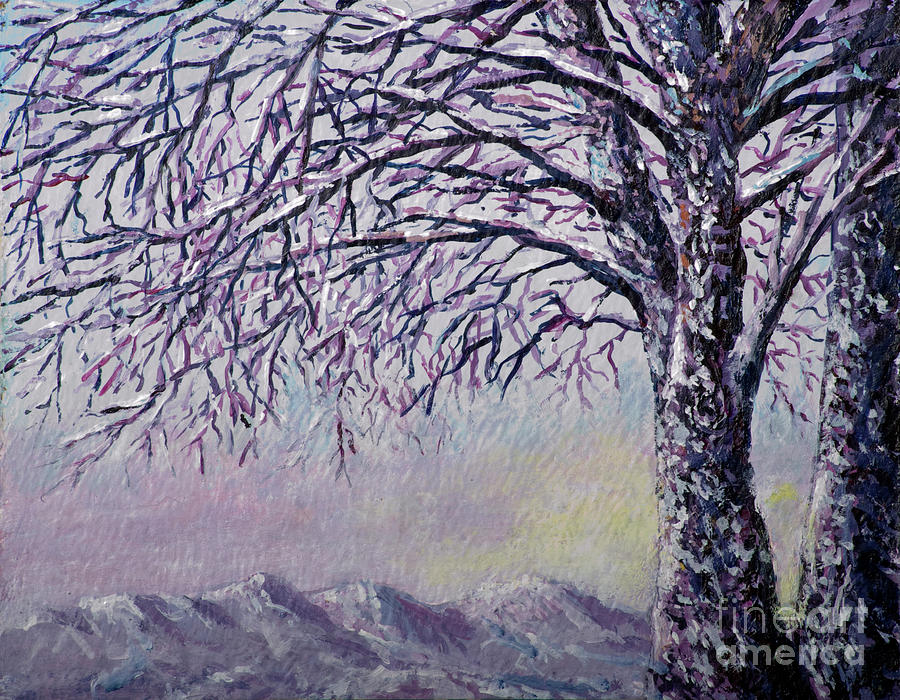 Winter Chill Painting by Lou Ann Bagnall