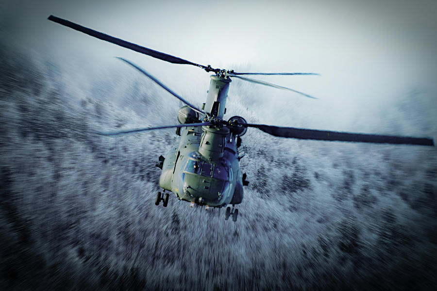 Winter Chinook Digital Art by Airpower Art