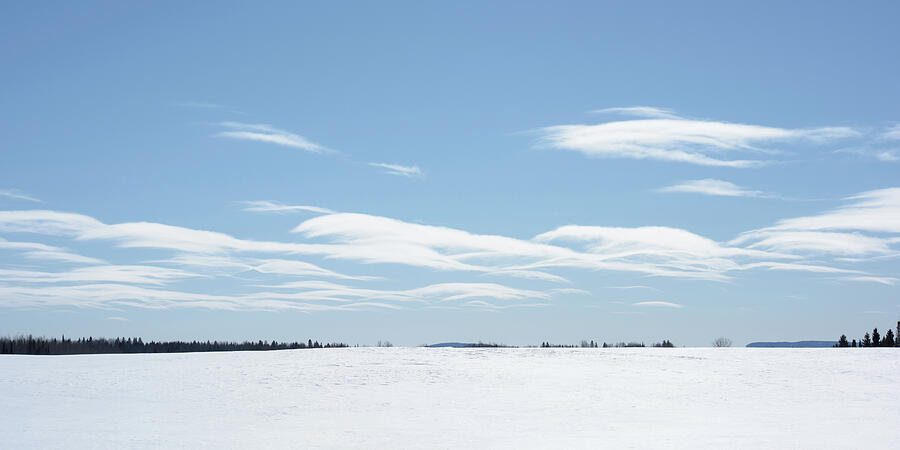 Winter Photograph - Winter Clouds by Jan Luit