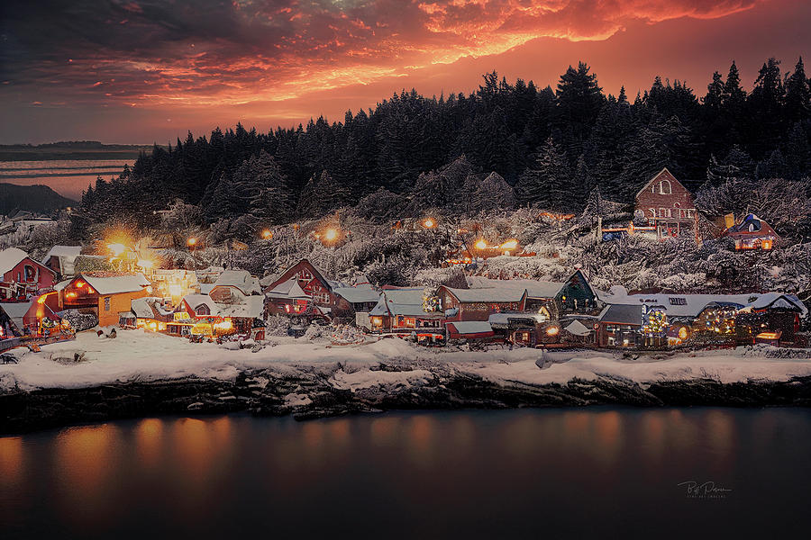 Winter Coastal Morning Digital Art by Bill Posner