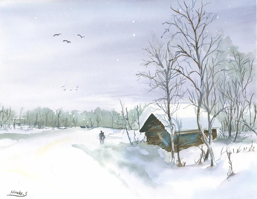 Winter cram Painting by Hiroko Stumpf