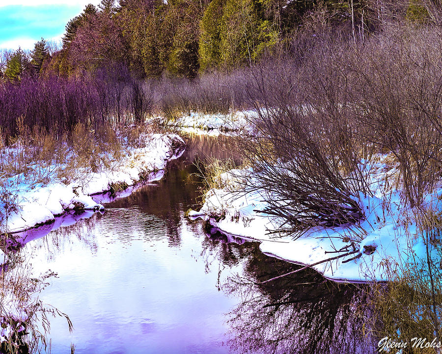 Winter Creek  Photograph by GLENN Mohs