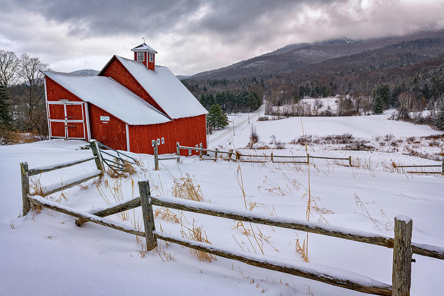Winter Photograph - Winter Day at Grandview Farm by Rick Berk