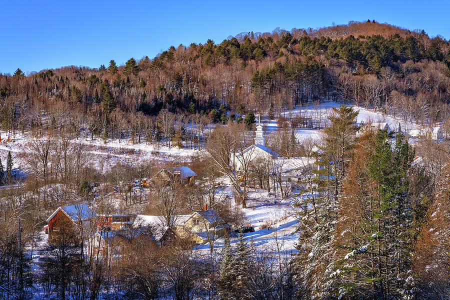 Winter Photograph - Winter Day in East Topsham, Vermont by Rick Berk