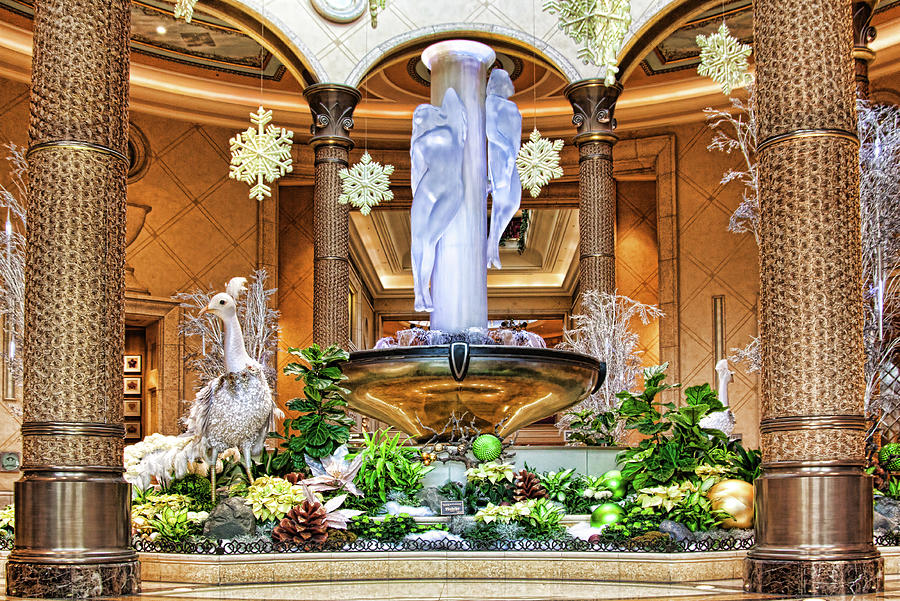 Winter decorations at the Palazzo Las Vegas Photograph by Tatiana Travelways