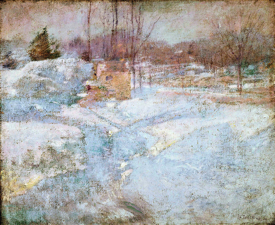 John Henry Twachtman Painting - Winter - Digital Remastered Edition by John Henry Twachtman