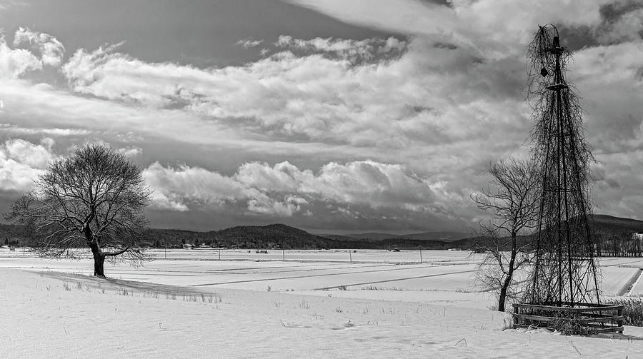 Winter Farmland Variazioni Panorama  Photograph by Angelo Marcialis