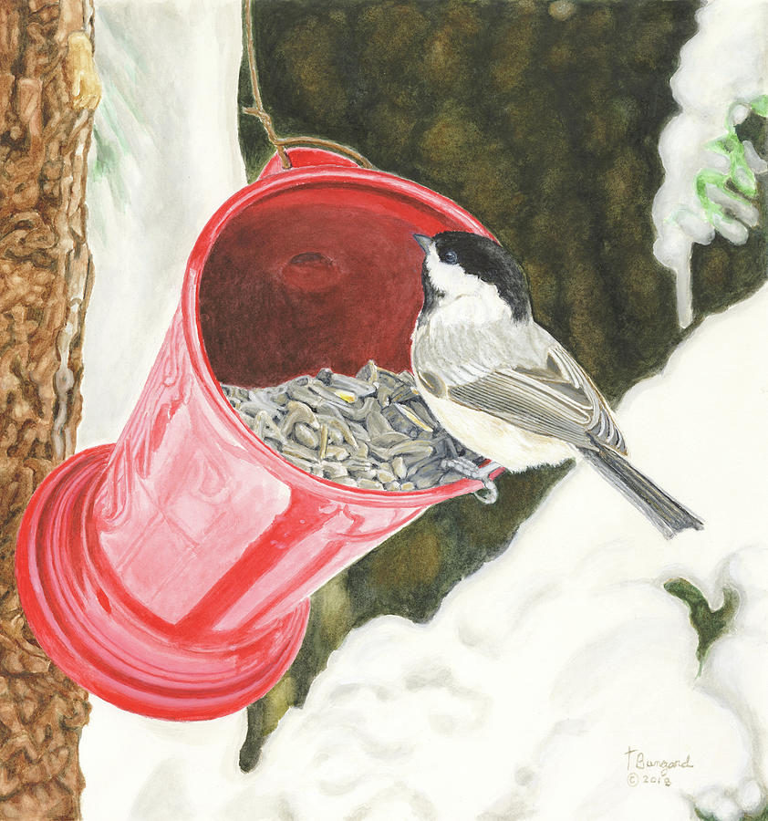 Winter Feast Painting by Terry Bungard