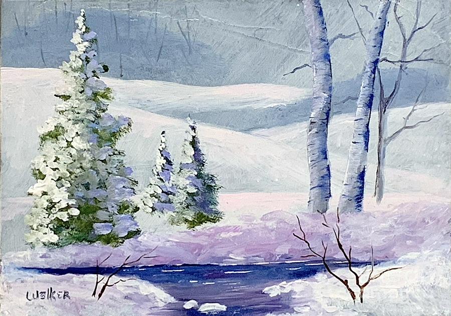 Winter Freeze Painting by Jerry Walker