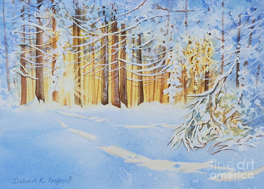 Winter Frost Painting by Deborah Ronglien