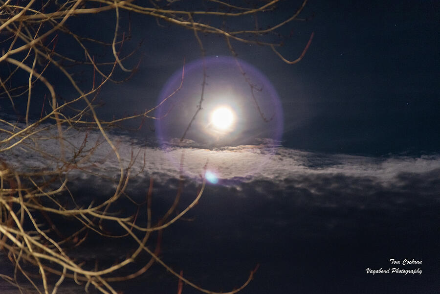 Winter Full Moon over Ellensburg Photograph by Tom Cochran Winter Full Moon over Ellensburg Photograph by Tom Cochran