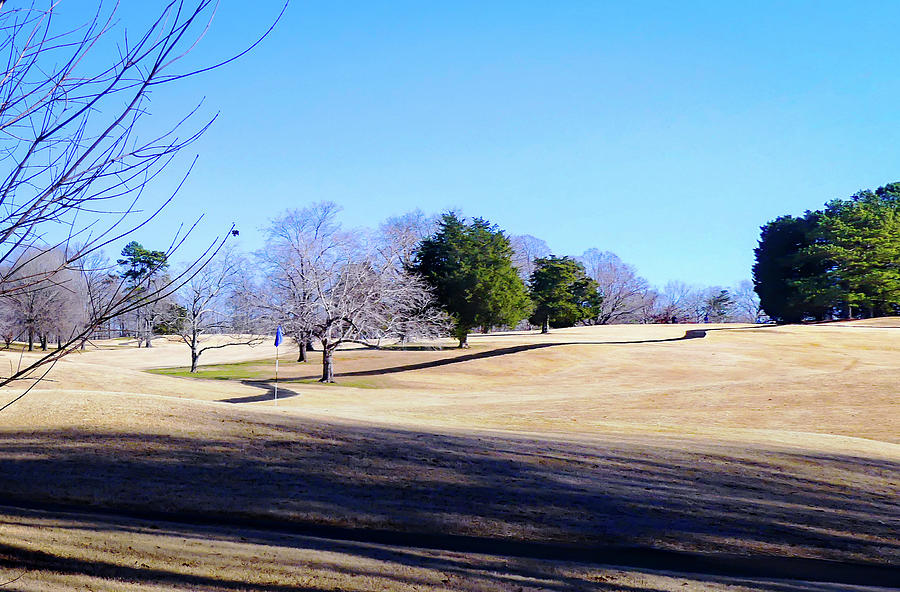 Winter Golf Photograph