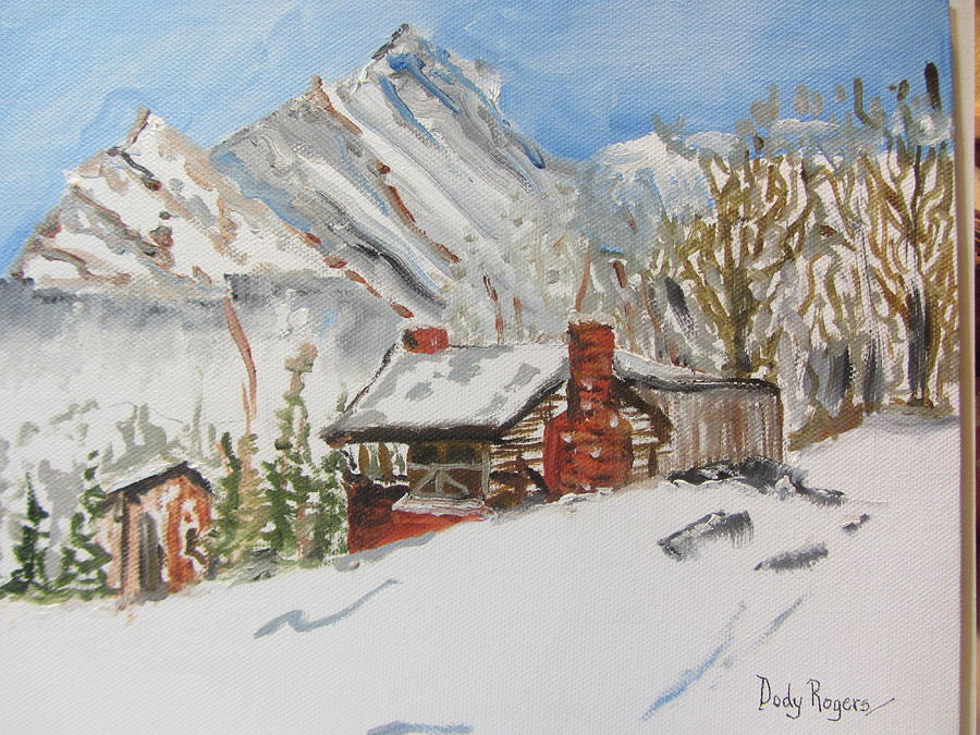 Winter Hideaway Painting by Dody Rogers