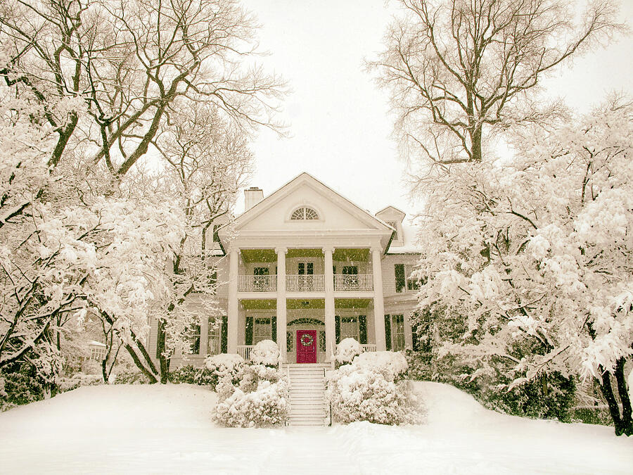 Winter Hilltop Home Photograph by Jessica Jenney