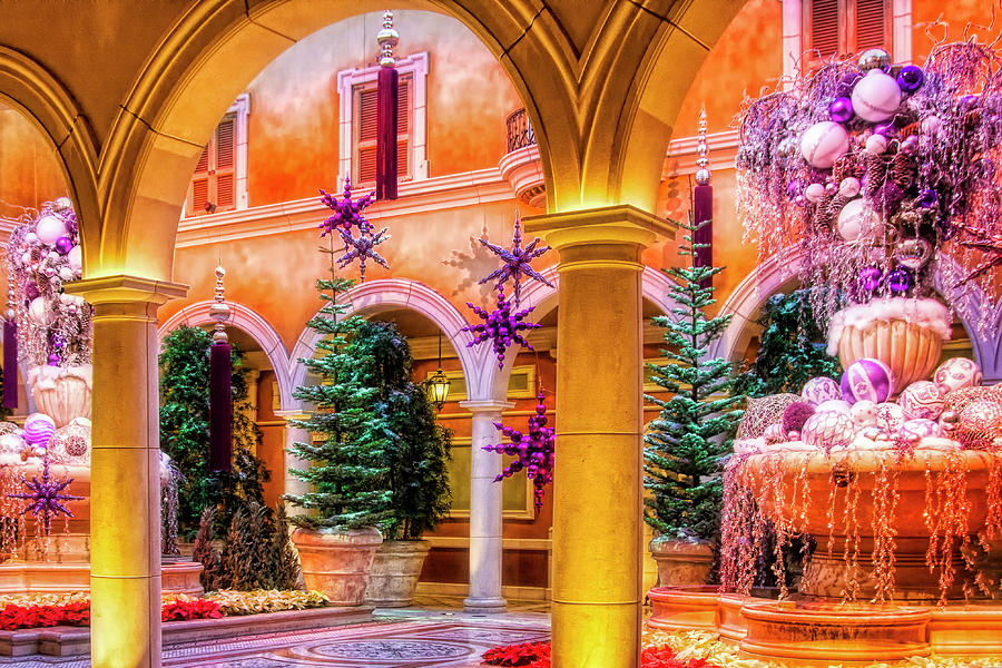Winter Holidays at Bellagio, Las Vegas Photograph by Tatiana Travelways
