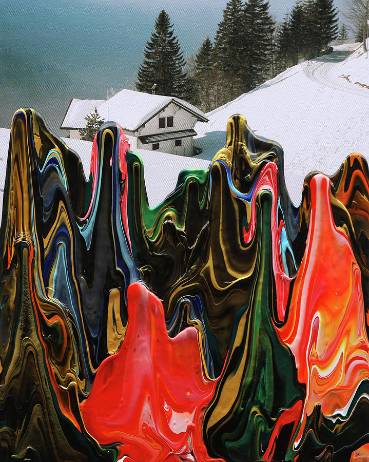 Winter House  Painting by Antonio Wehrli