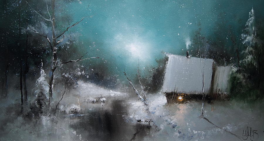 Winter Painting by Igor Medvedev